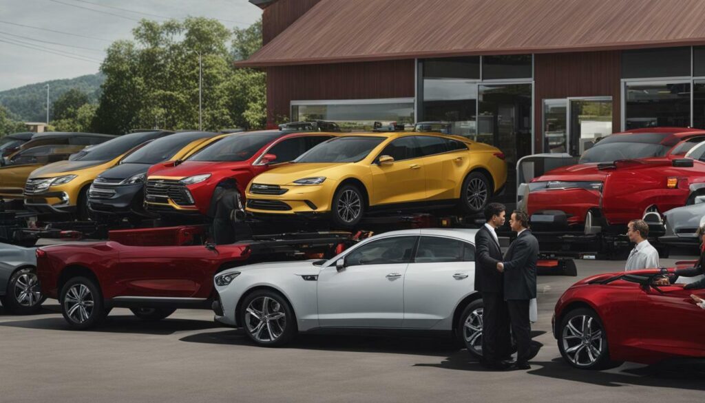 build relationships with dealerships and auctions