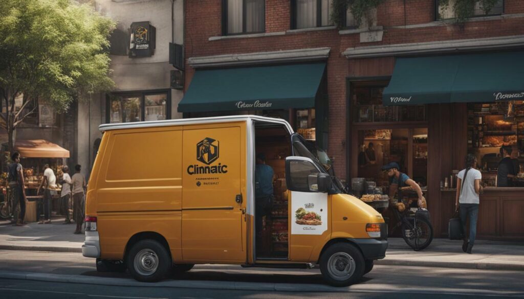 cargo van food delivery